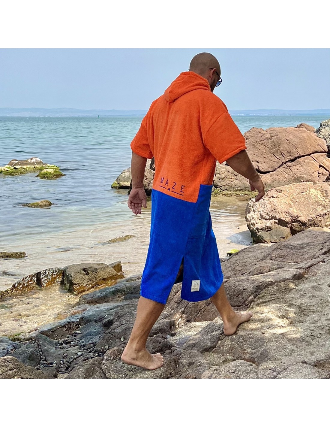 ПОНЧО MAZE BLUE ORANCE